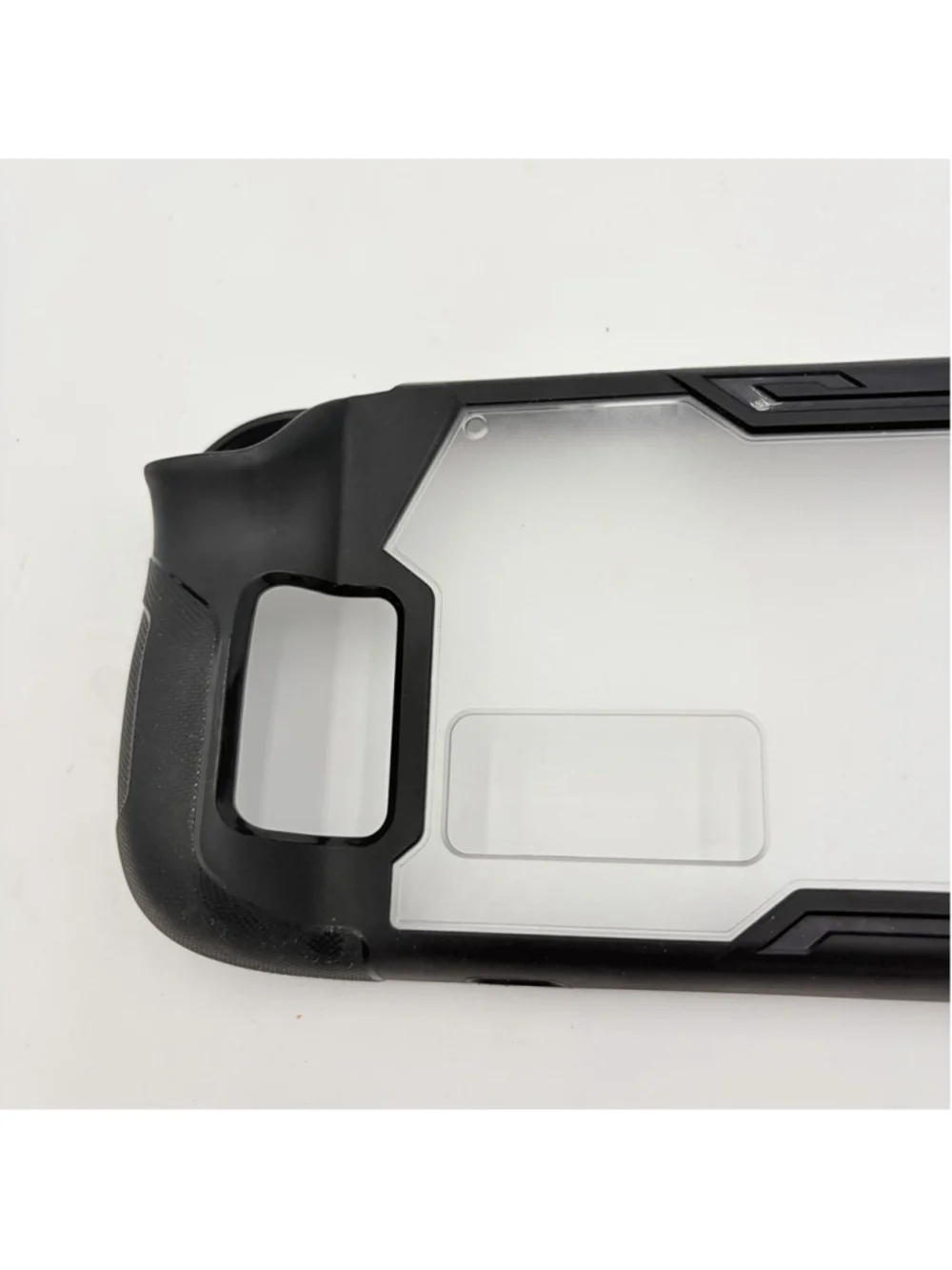 Nintendo Switch 2 Protective Grip Case Clear Back Kickstand Black Dockable